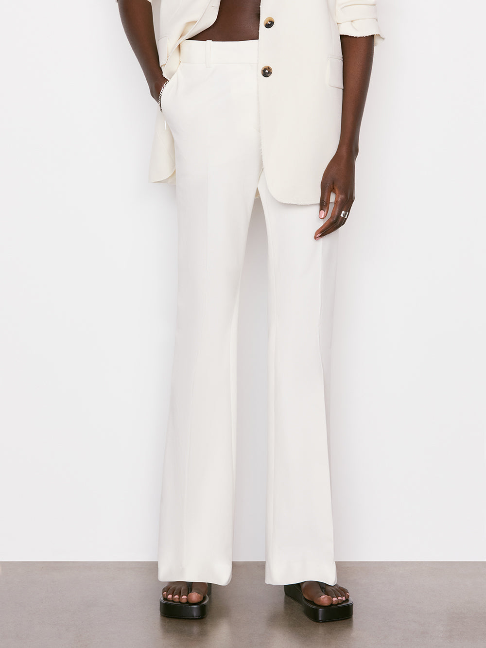Primary image for Le High Flare Trouser -- Blanc
