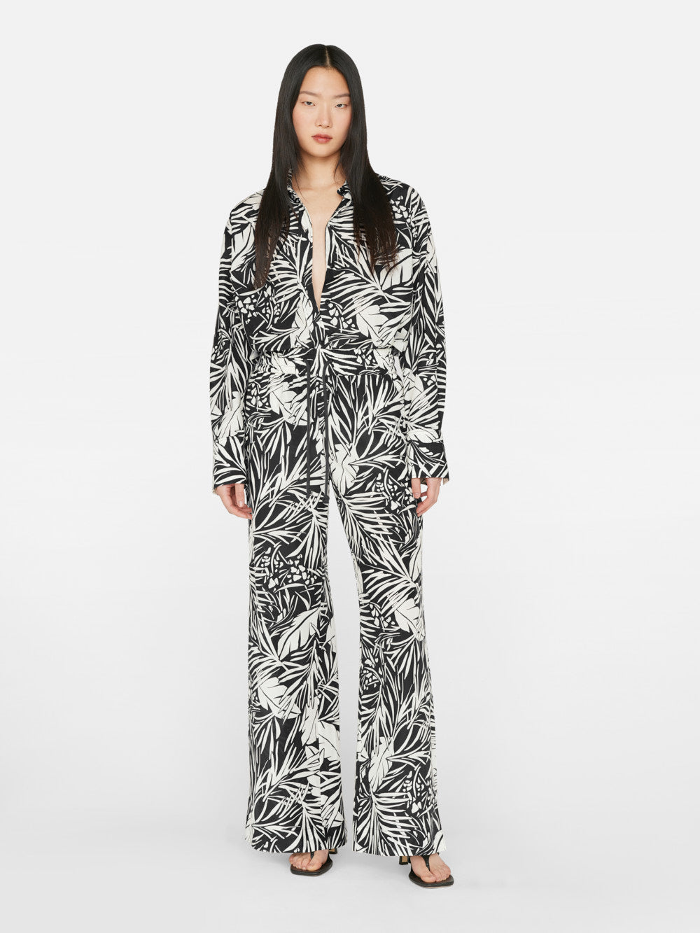 Secondary image for The Oversized Shirt -- Noir Multi