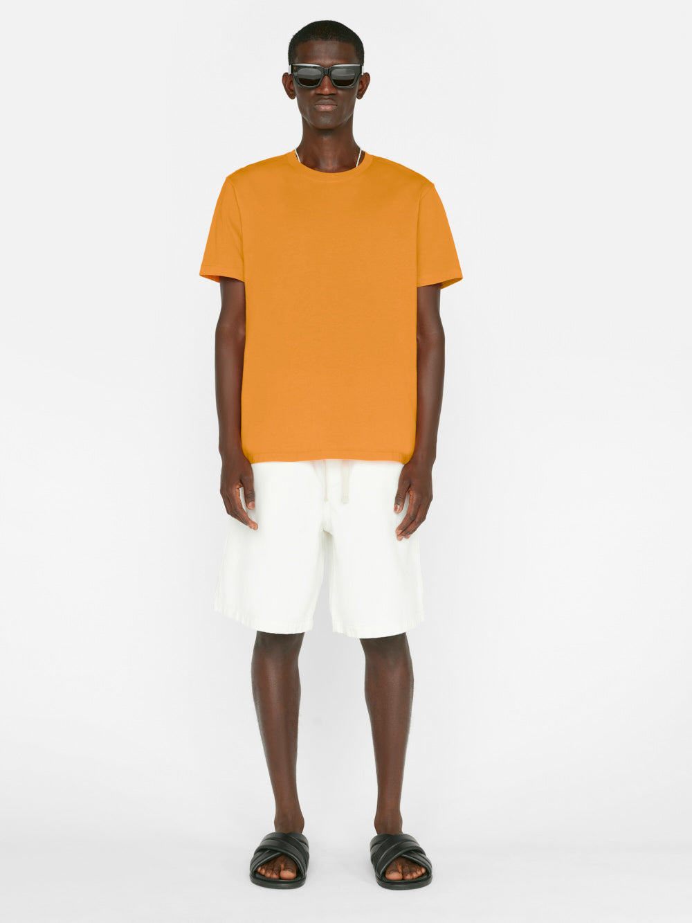 Secondary image for FRAME Logo Tee -- Clementine