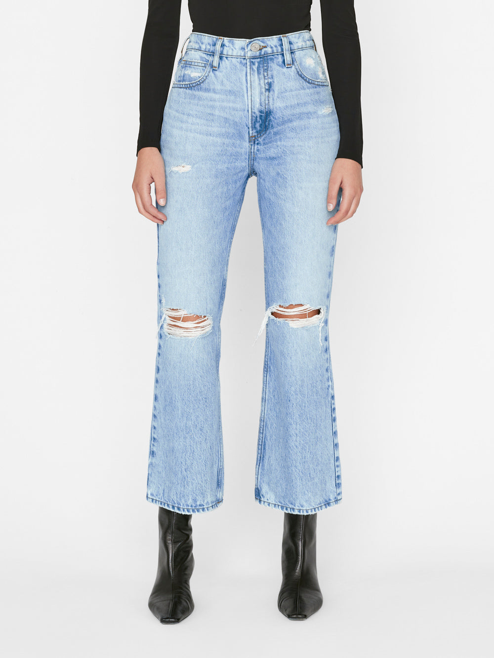 Primary image for Le High 'N' Tight Crop Mini Boot -- Rossum Rips