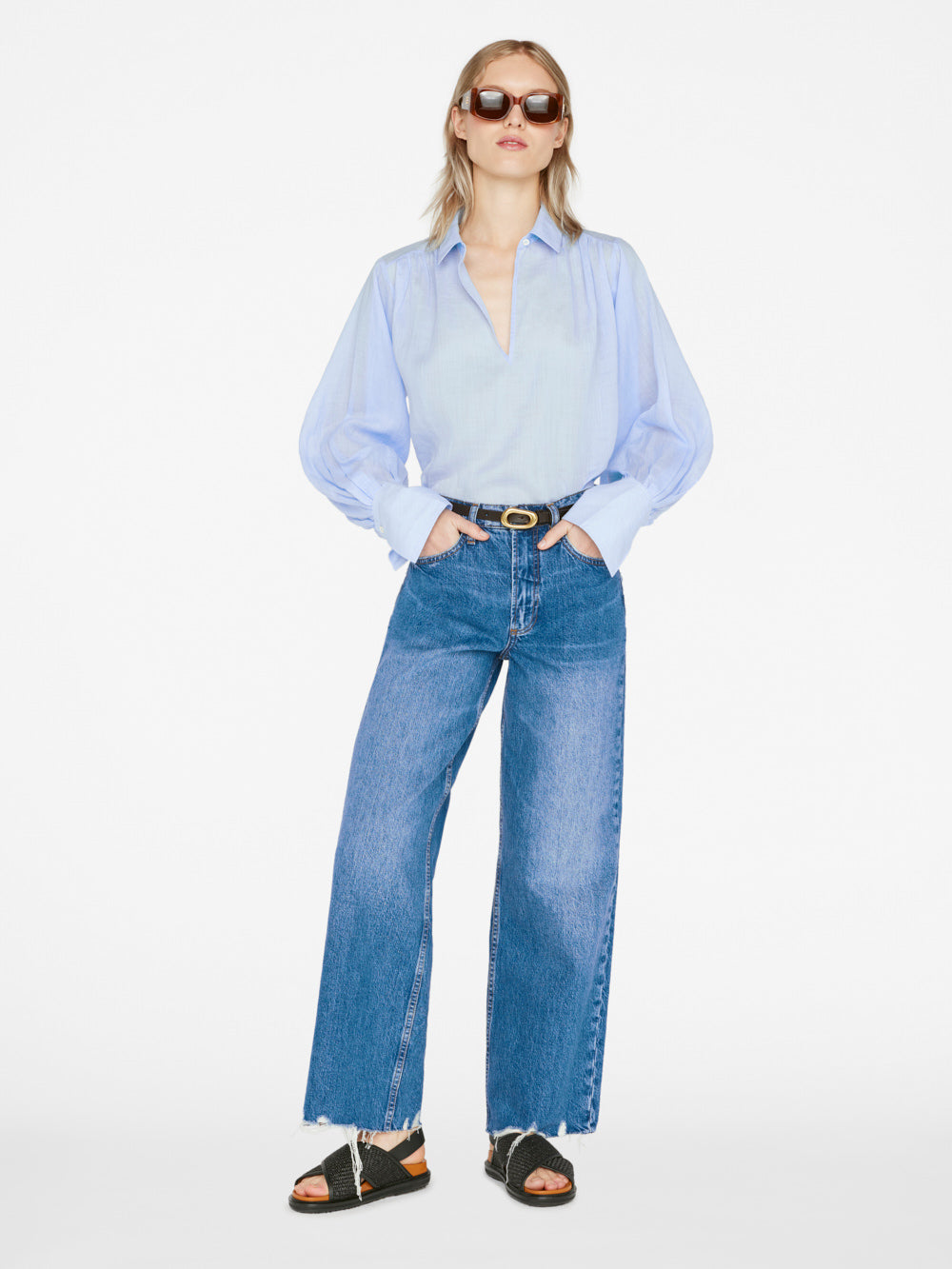 Secondary image for Le High 'N' Tight Wide Leg -- Stearnlee Chew