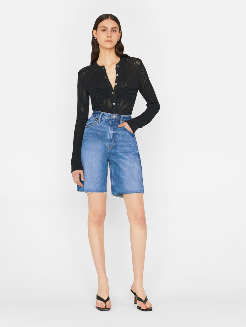 Secondary image for High Rise Bermuda -- Del Amo