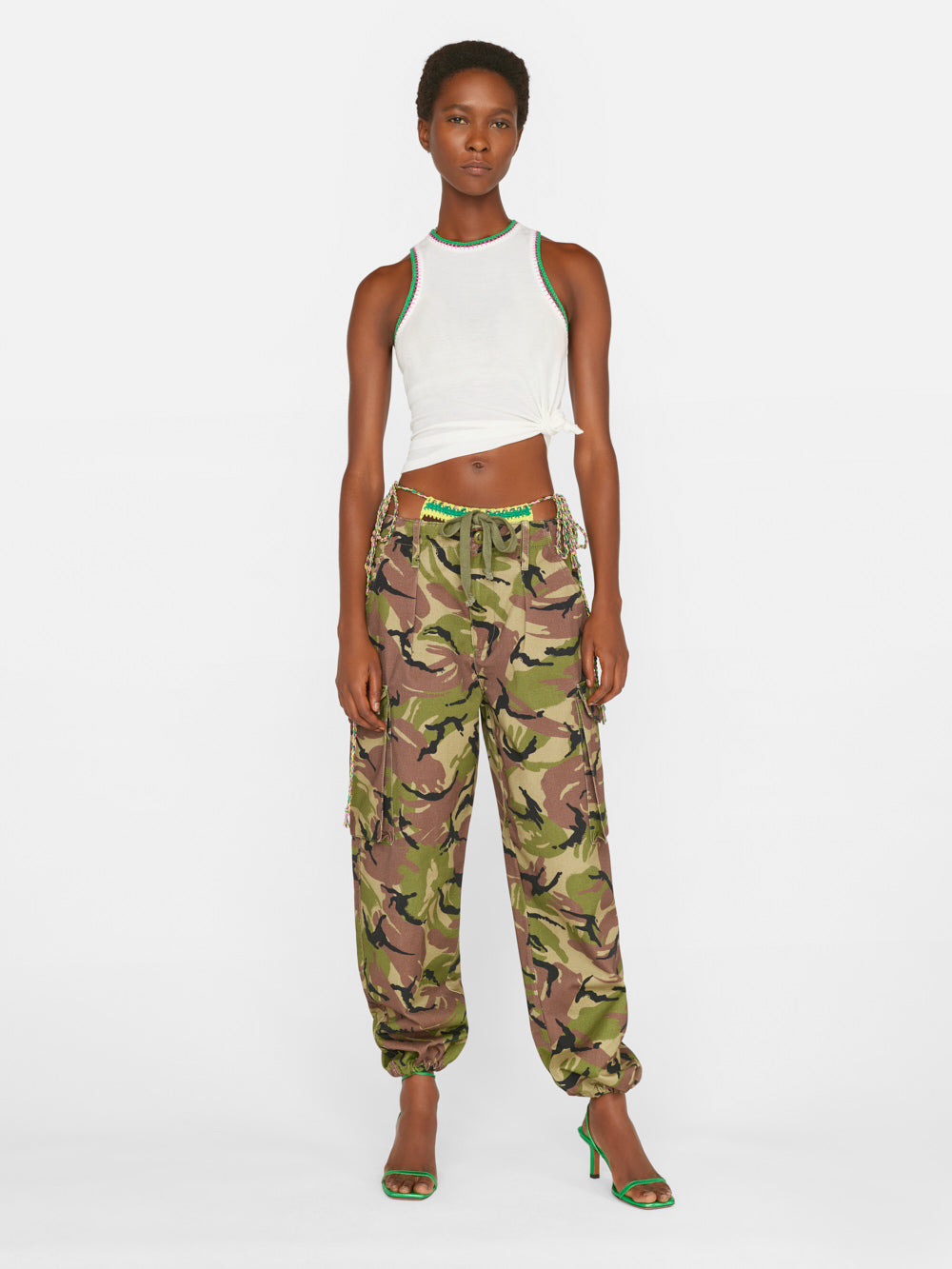 Secondary image for High Rise Utility Trouser -- Camo