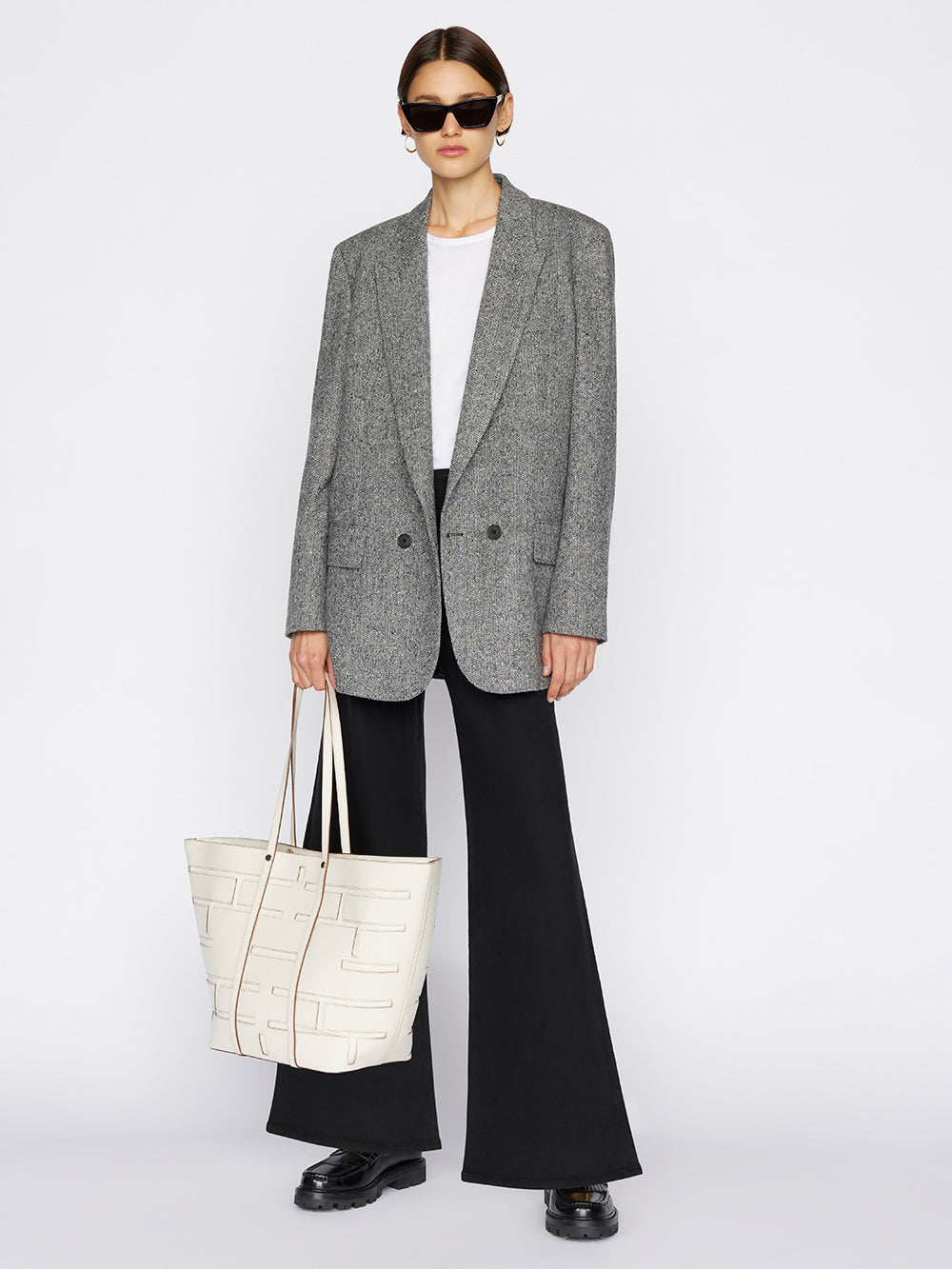 Secondary image for The Jetset Wide Leg -- Sheen Noir