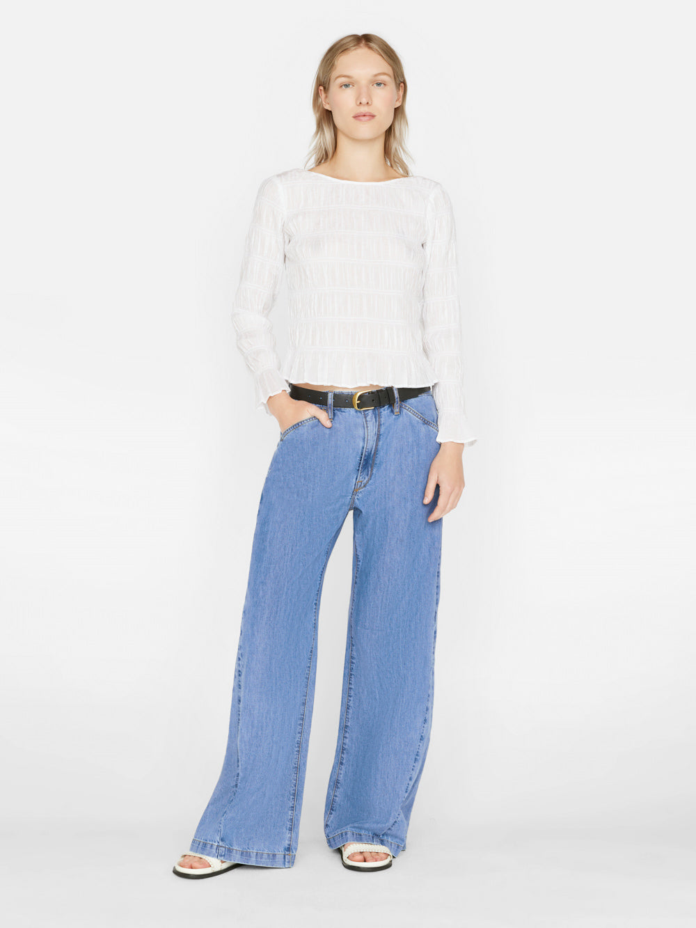 Secondary image for Le Baggy Palazzo -- Happy Indigo