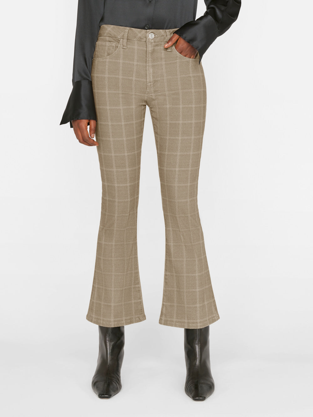 Primary image for Le Crop Mini Boot -- Oxford Plaid