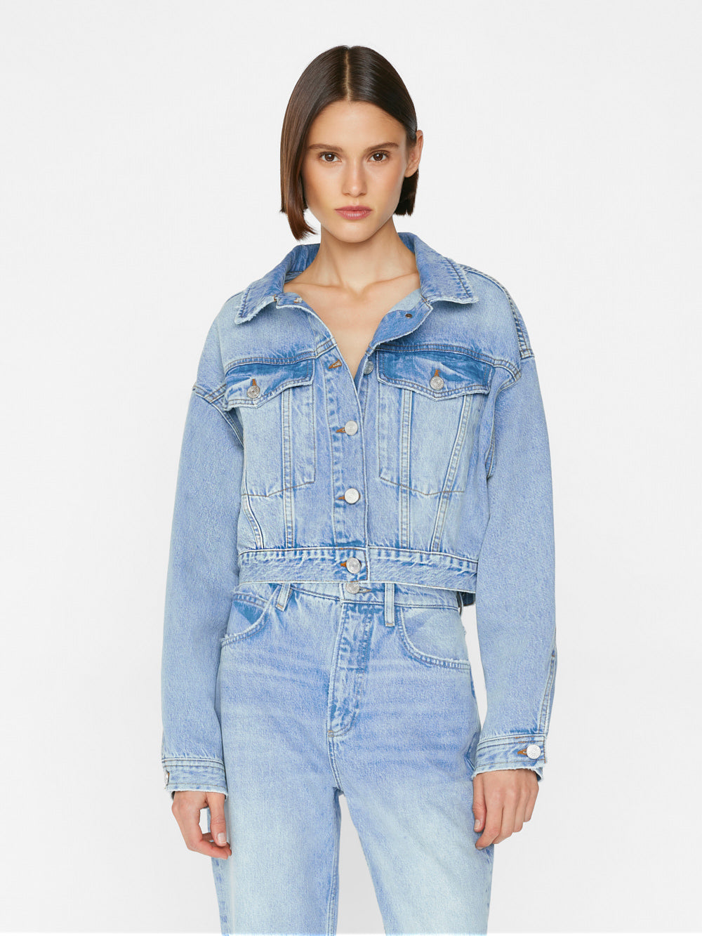Primary image for Le Cropped Oversized Jacket -- Open Air