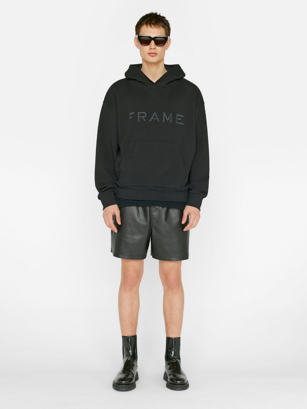 Secondary image for Frame Hoodie -- Noir