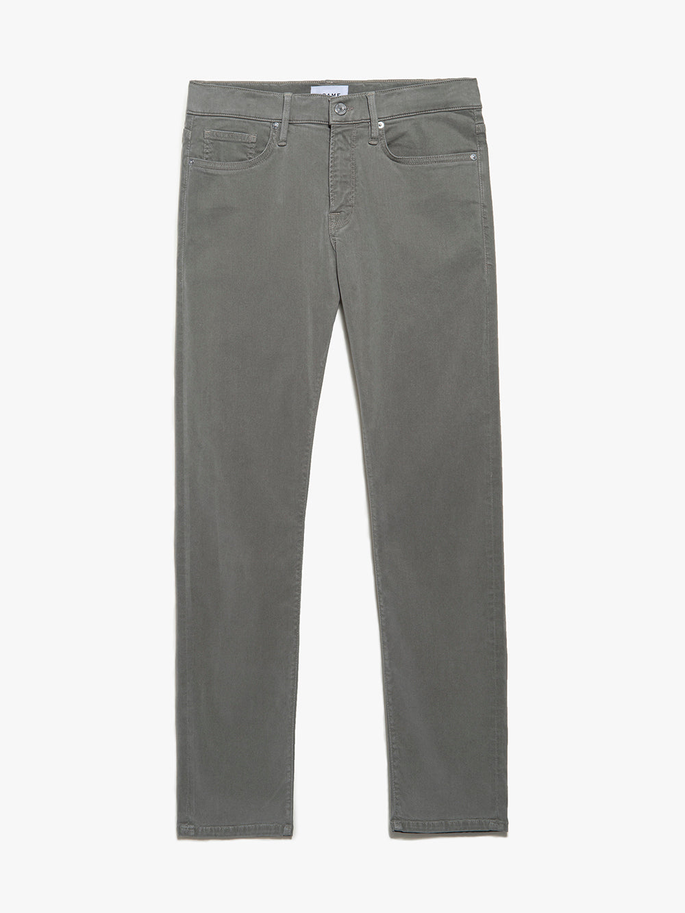 Primary image for L'Homme Slim Brushed Twill -- Grey Green