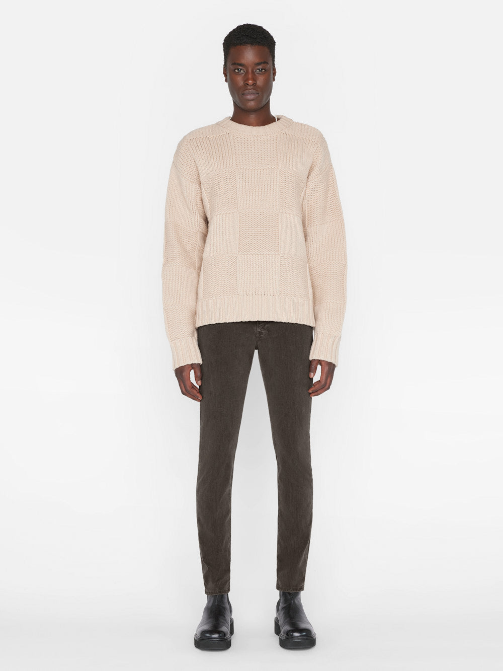 Secondary image for L'Homme Slim Brushed Twill -- Mocha