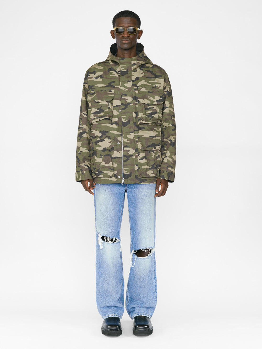 Secondary image for Reversible Camo Parka -- Camo/Noir
