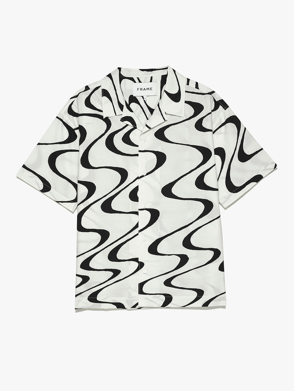 Primary image for Abstract Wave Graphic Shirt -- Ecru Print