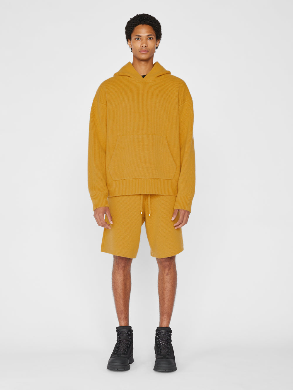 Secondary image for Heavyweight Cashmere Short -- Yellow