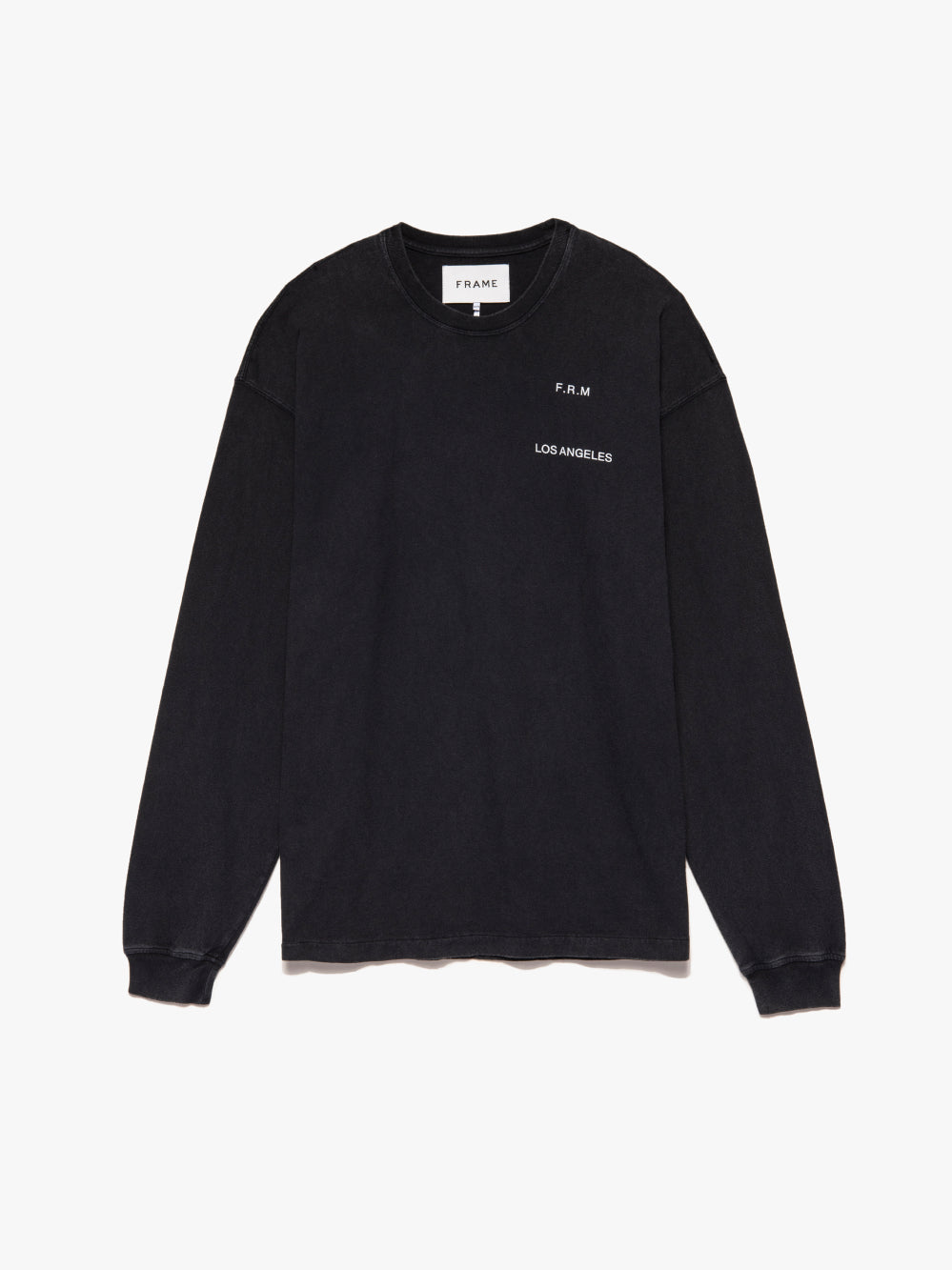 Primary image for Faded Washed Long Sleeve Tee -- Faded Black