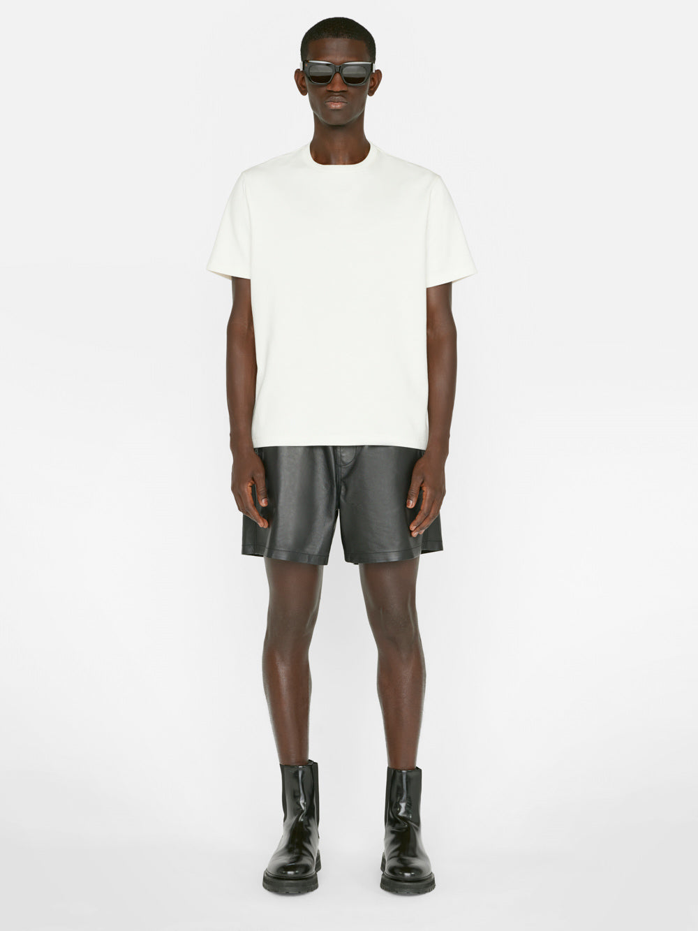 Secondary image for Duo Fold Tee -- White Sand