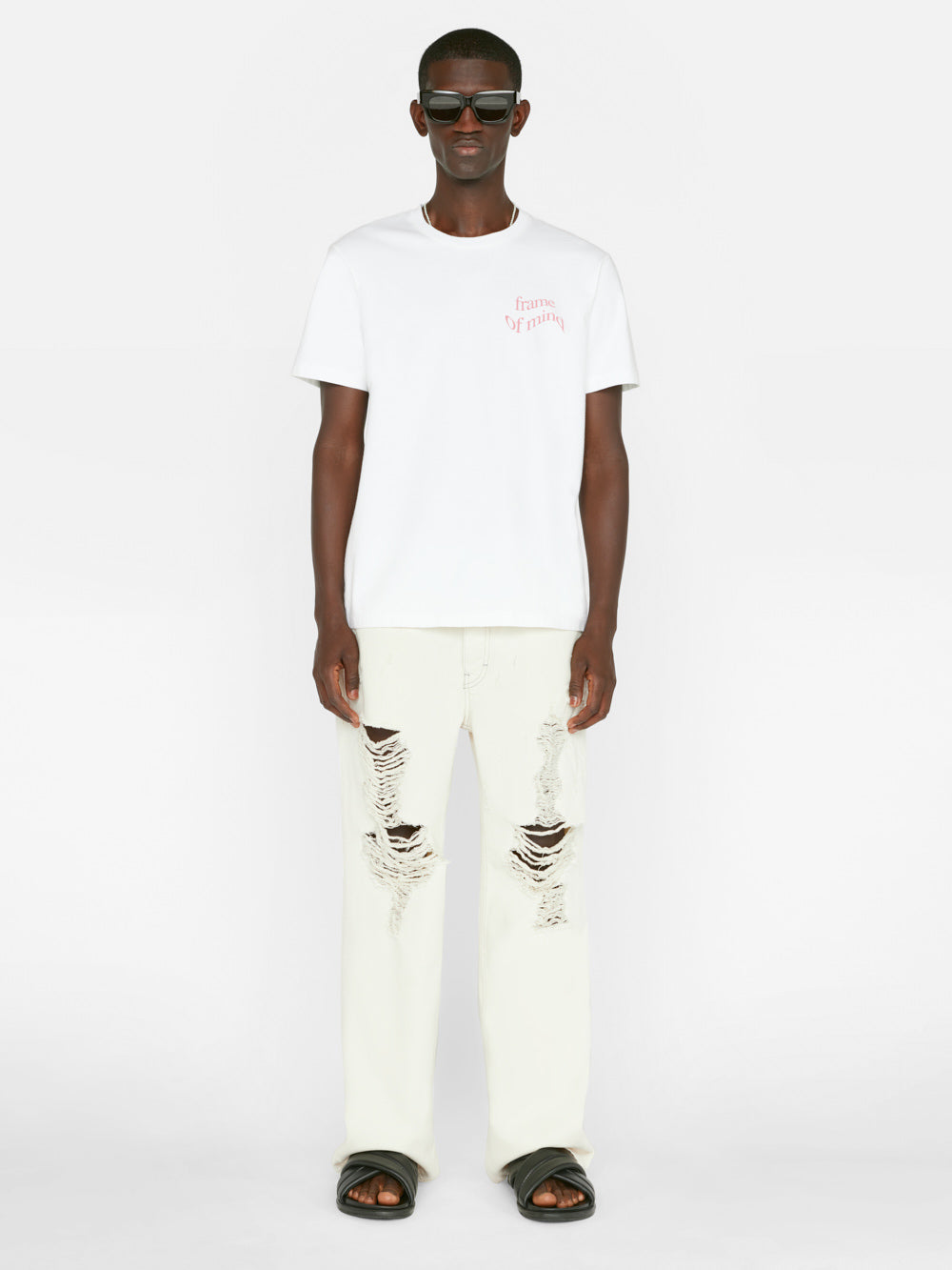 Secondary image for Graphic Tee -- Blanc Pop Rose