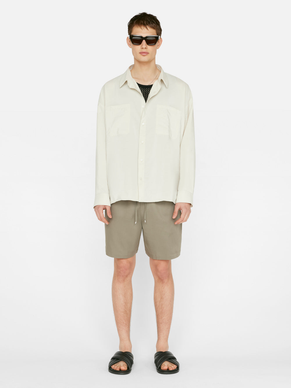 Secondary image for Soft Cotton Traveler Short -- Desert Sage