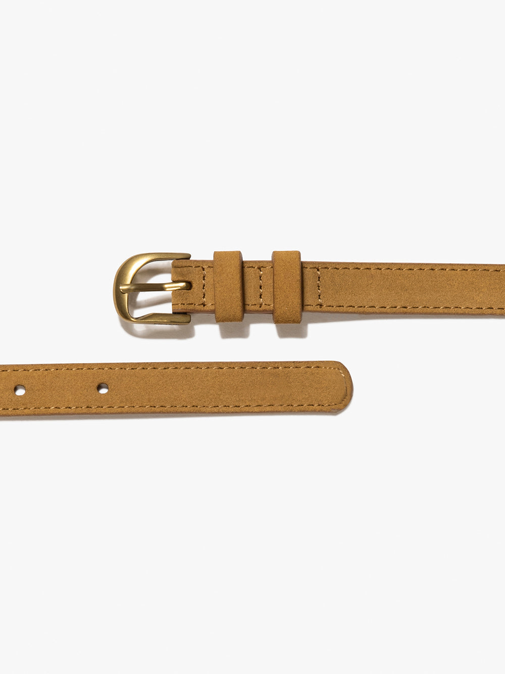 Secondary image for Petit Twist Buckle Belt -- Tan