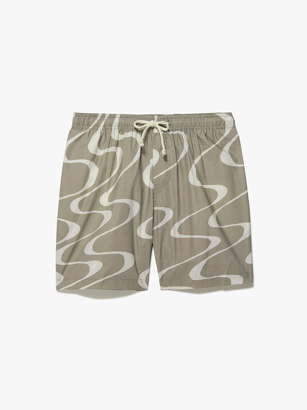 Primary image for Abstract Wave Graphic Short -- Sand Beige Print