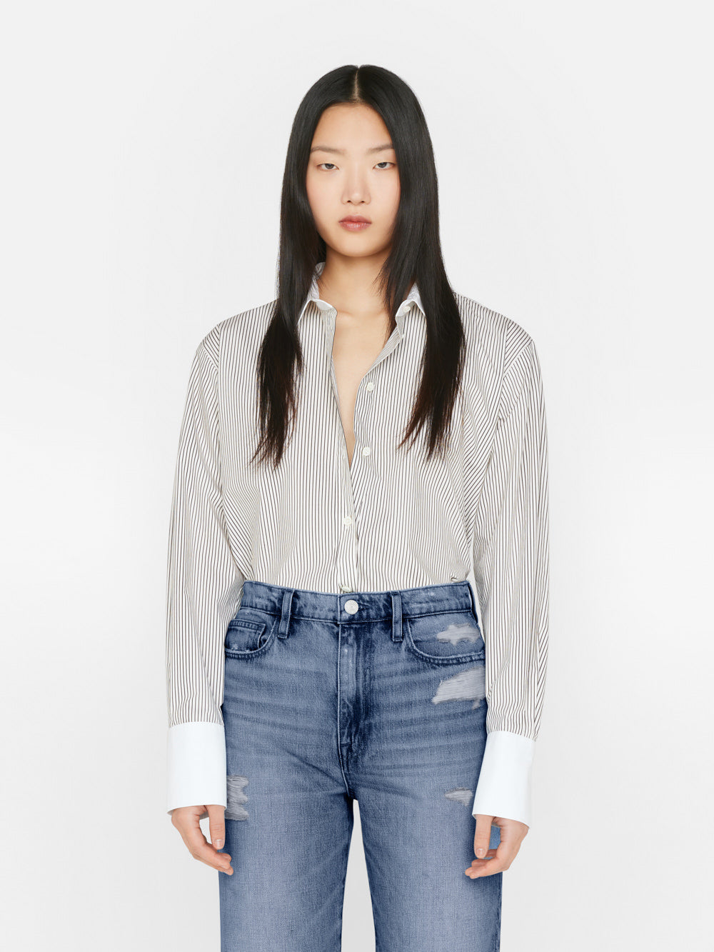 Primary image for The Oversized Shirt -- Bone Multi