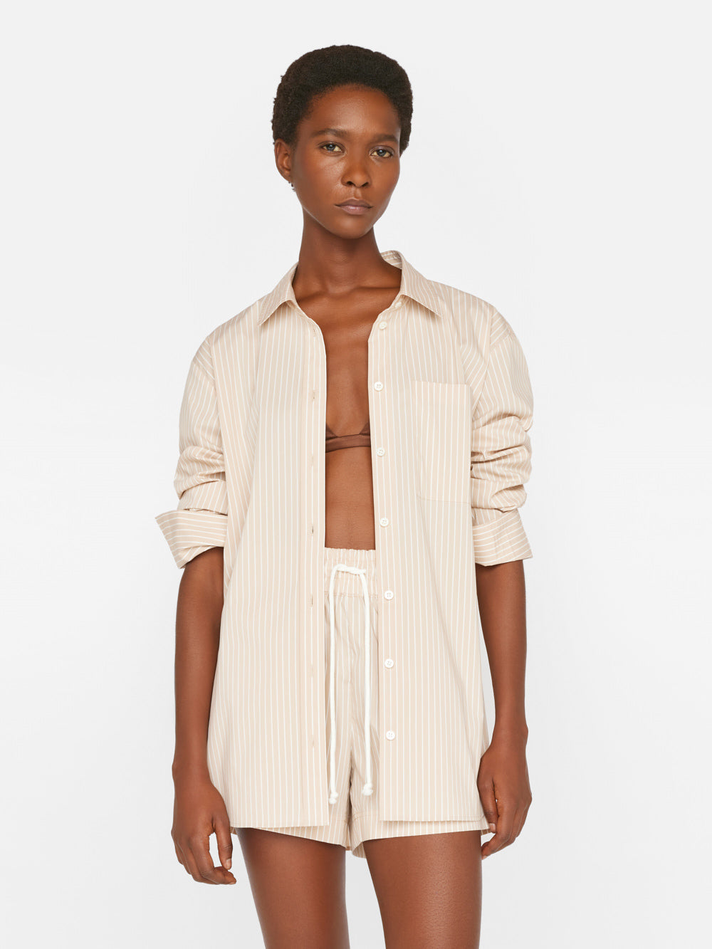 Primary image for The Oversized Shirt -- Sand Multi