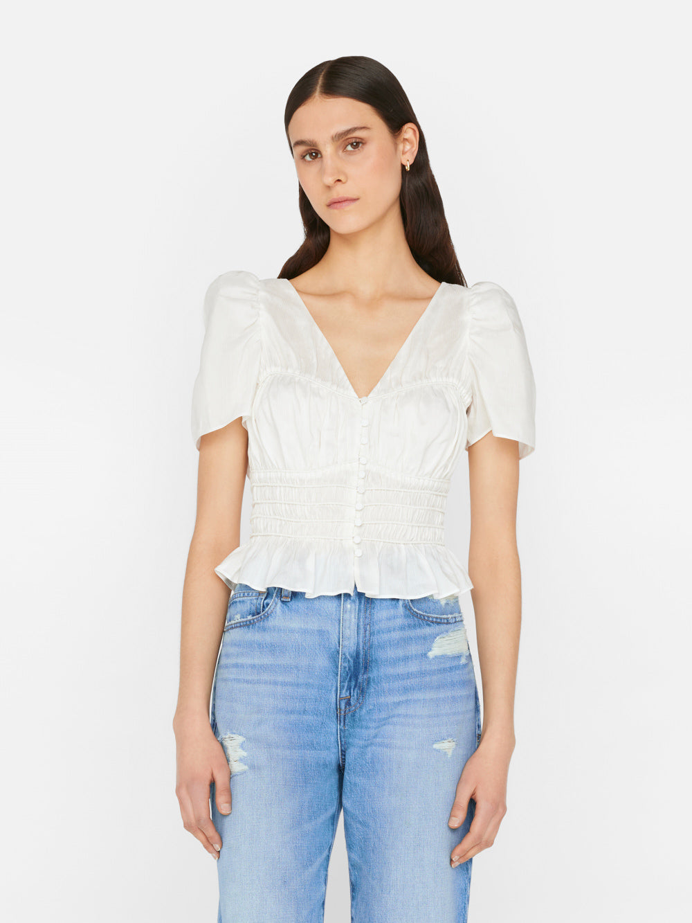 Primary image for Corded Covered Shoulder Top -- Blanc