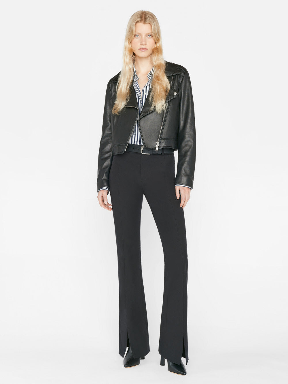 Secondary image for The Oversized Shirt -- Blanc Multi