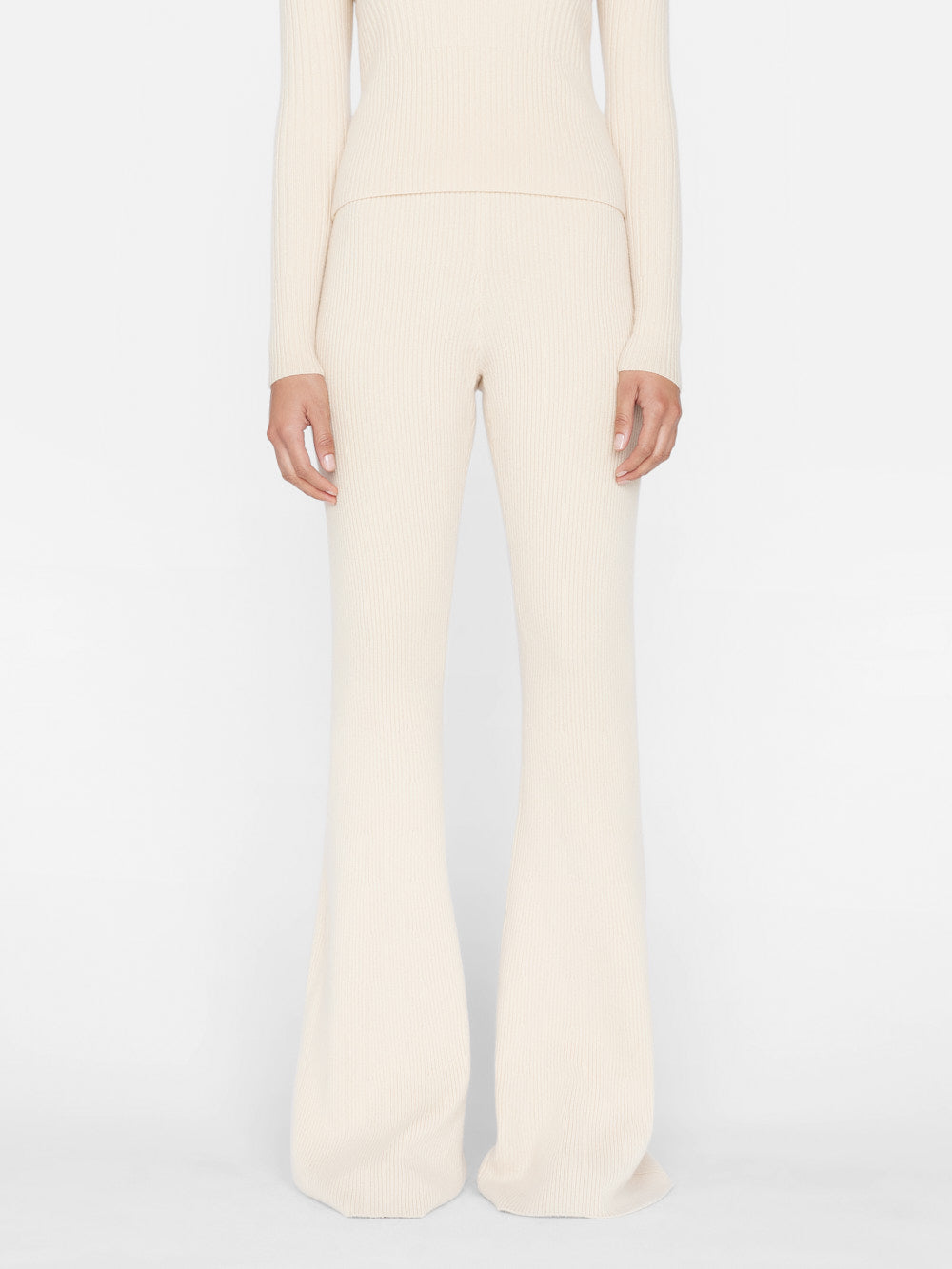 Primary image for Ribbed Cashmere Flare -- Light Tan