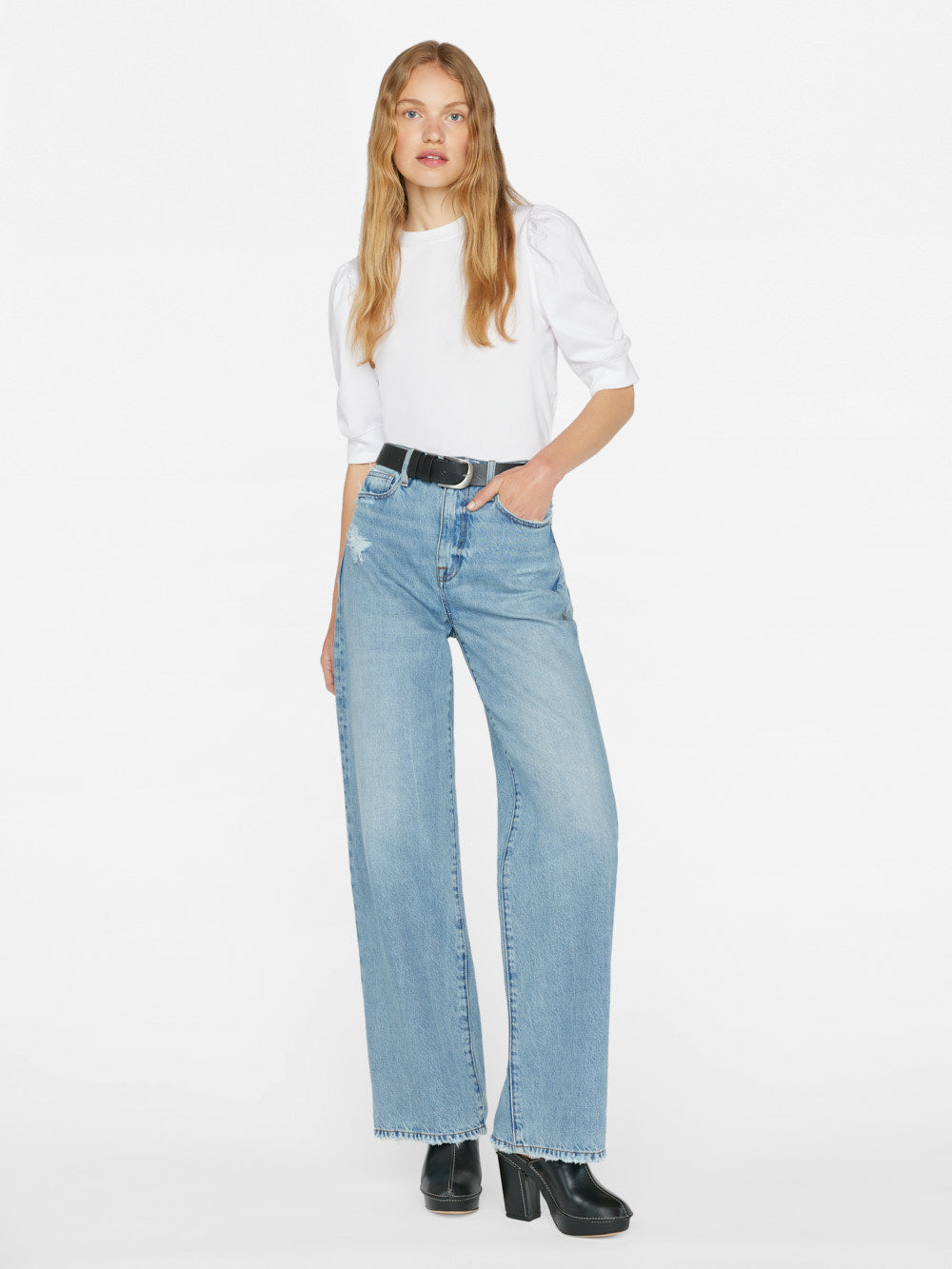 Secondary image for Frankie Tee -- Blanc