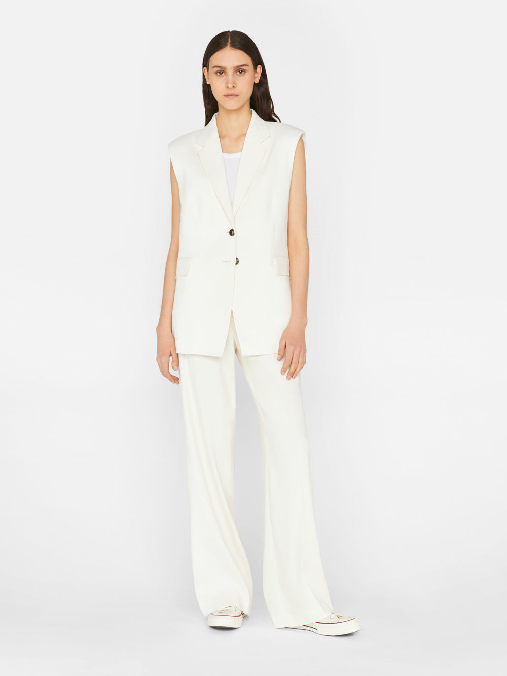 Secondary image for Modal Rib Cami -- Blanc