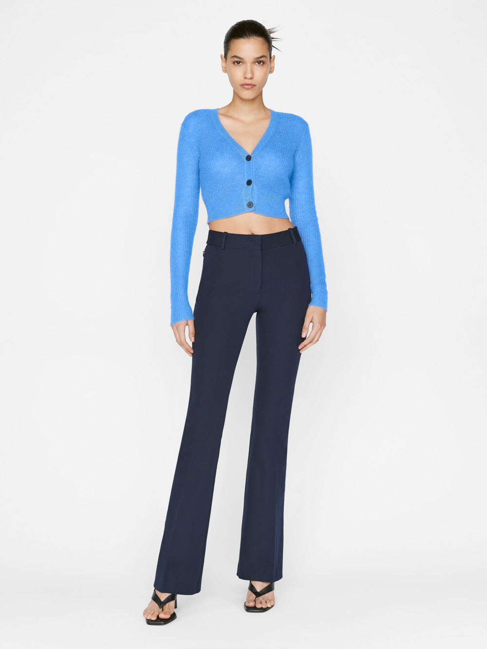 Secondary image for Le High Flare Trouser -- Navy