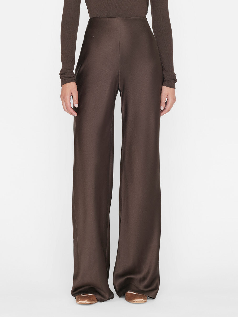 Primary image for Wide Leg Pull On Pant -- Espresso