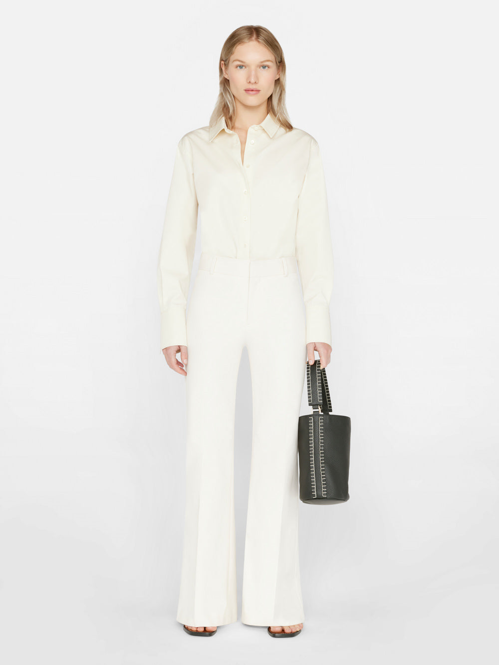Secondary image for Le Palazzo Trouser in Bone