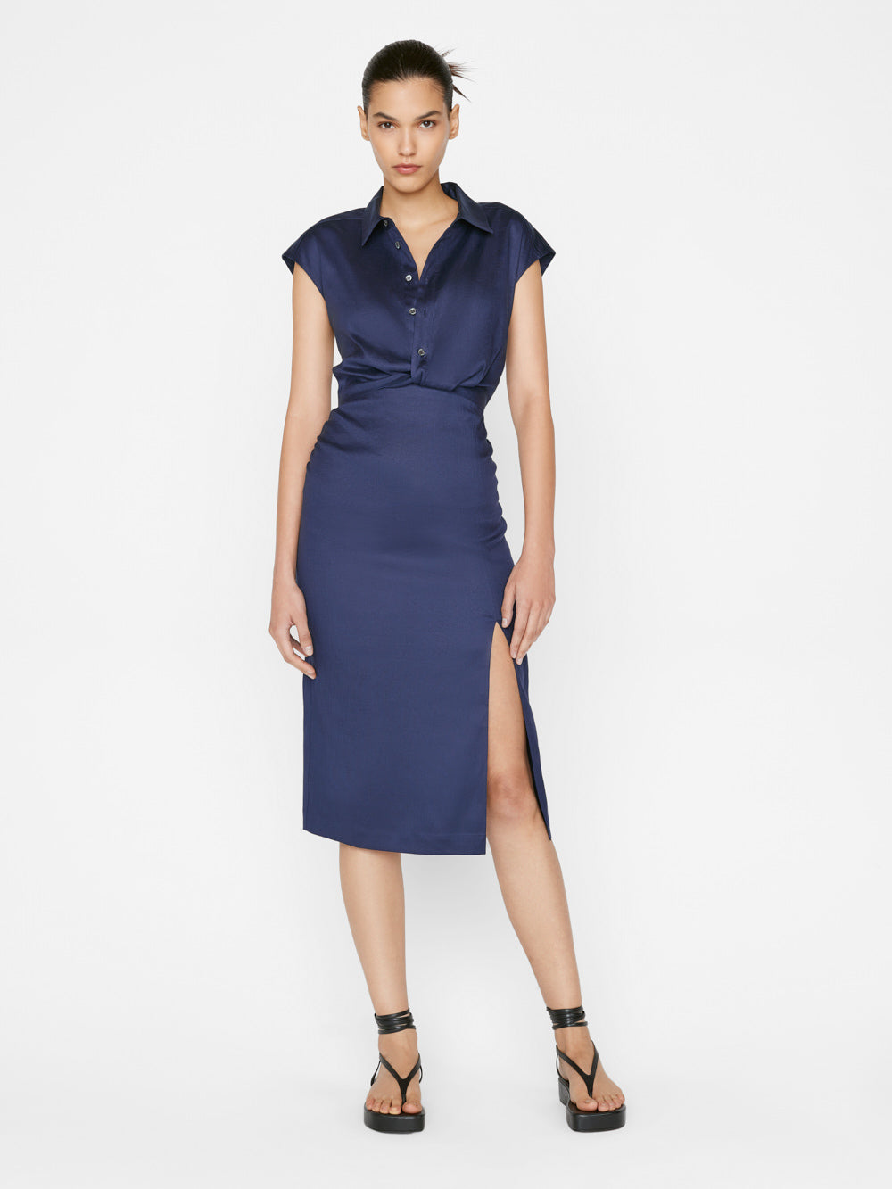 Primary image for Sleeveless Twist Dress -- Navy