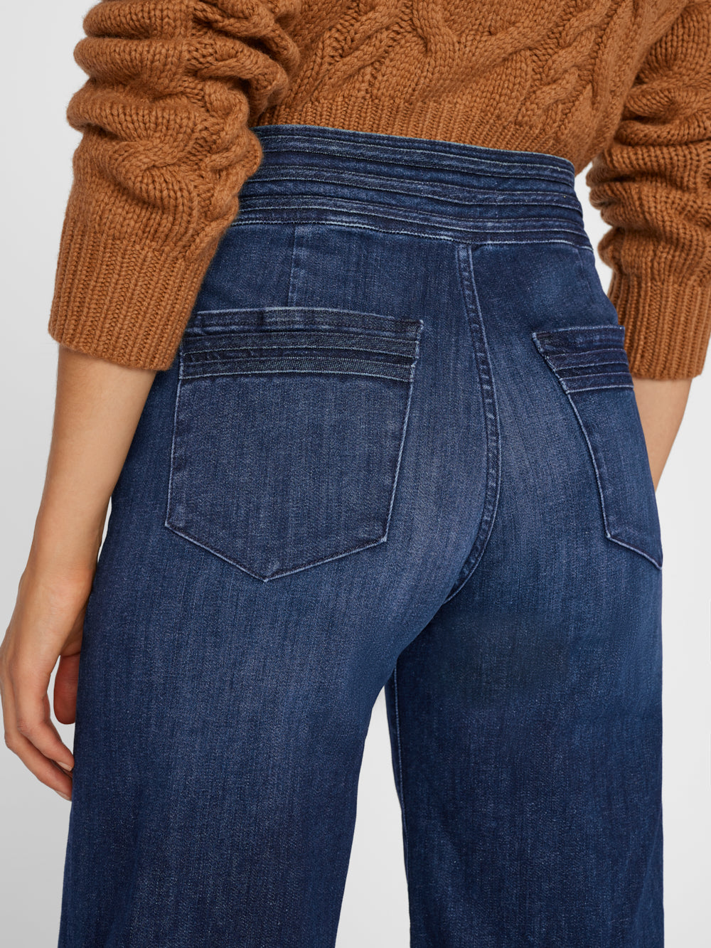 Secondary image for Triple Stitch Detail Wide Leg -- Naples